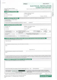 Electrical report for 10 St Martins Terrace