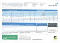 Gas safety certificate for 34 Kemsing Gardens