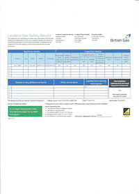 Gas safety certificate for 41 Ulcombe Gardens